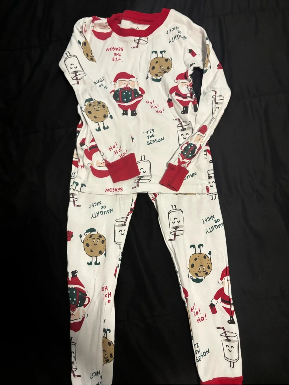 Sesame Street Cookie Monster & Elmo White Kids Pajama Set